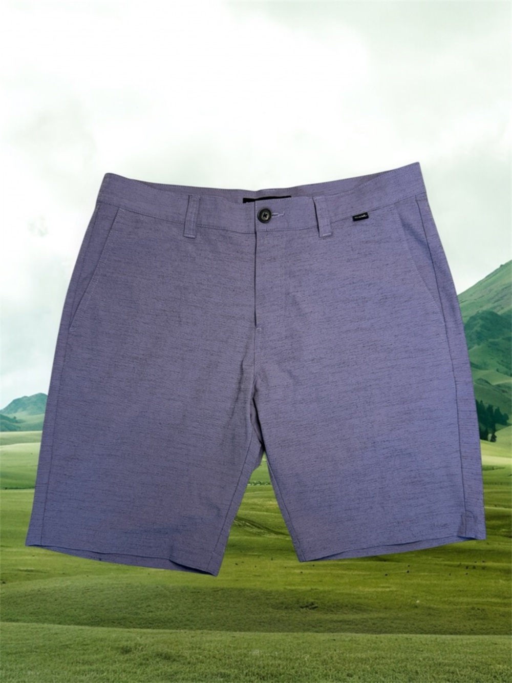 Travis Mathew Flat-Front Men’s Purple Golf Shorts Sz 34 Stretch